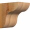 Ekena Millwork Carmel Rough Sawn Corbel, Western Red Cedar, 4"W x 6"D x 6"H COR04X06X06CAR00RWR - alternate 1